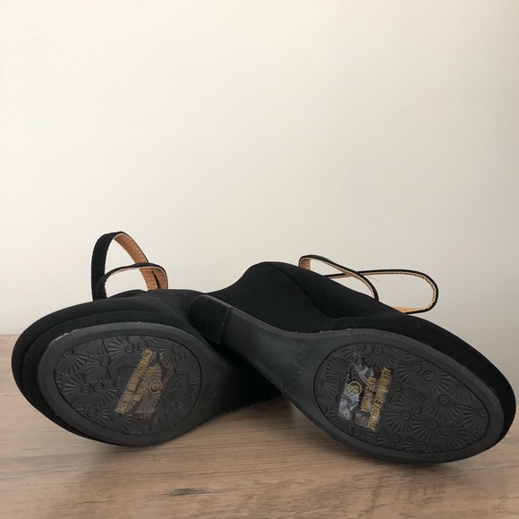 TOP Moda Eva Black Wedges - Picture 4 of 11